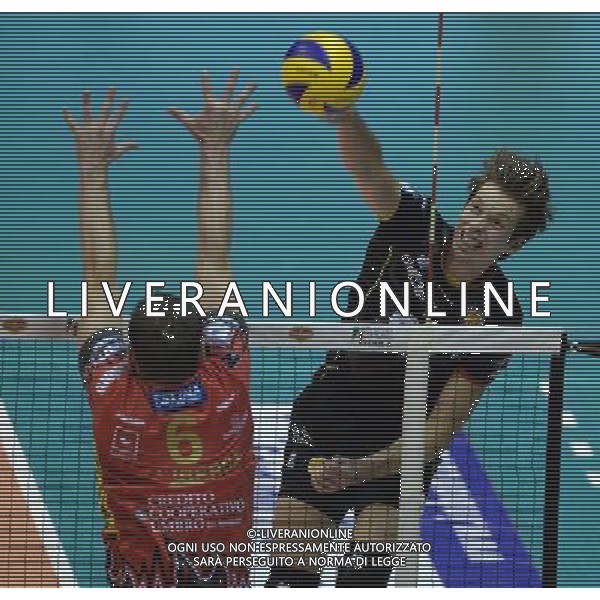 Regular Season SuperLega Volley 4 Giornata Forli\' - 11.11.2015 CMC Romagna-Sir Safety Conad Perugia Nella Foto:Van Garderen Maarten /Ph.Vitez-Ag. Aldo Liverani