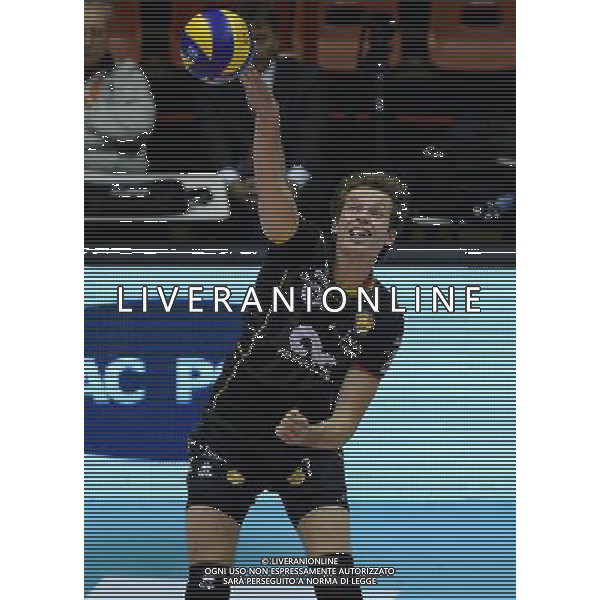 Regular Season SuperLega Volley 4 Giornata Forli\' - 11.11.2015 CMC Romagna-Sir Safety Conad Perugia Nella Foto:Van Garderen Maarten /Ph.Vitez-Ag. Aldo Liverani