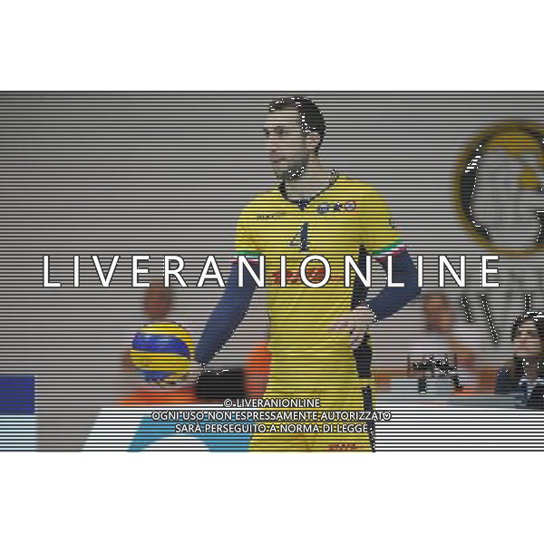 Campionato SuperLega UnipolSai - 4¡ giornata Monza 11-11-2015 Palazzetto dello Sport Gi Group Monza vs DHL Modena nella foto Nemanja Petric (Modena) foto Roberto Garavaglia - ag. Aldo Liverani sas