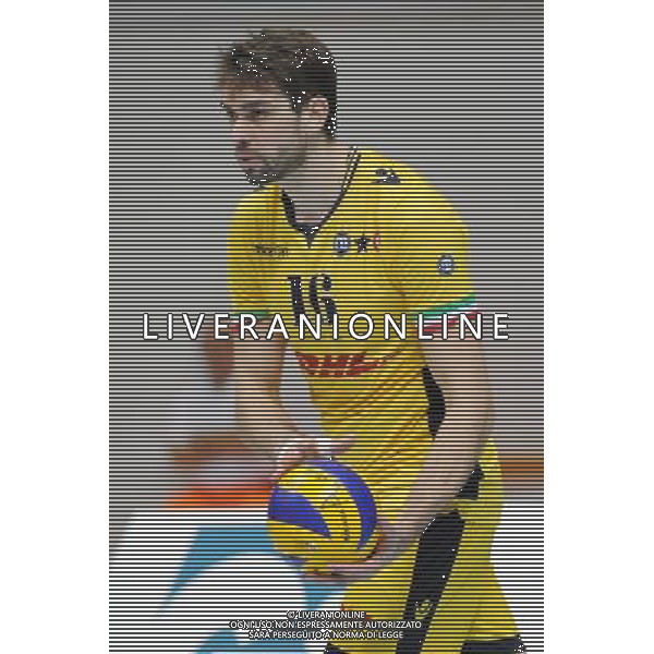 Campionato SuperLega UnipolSai - 4¡ giornata Monza 11-11-2015 Palazzetto dello Sport Gi Group Monza vs DHL Modena nella foto Lucas Saatkamp (Modena) foto Roberto Garavaglia - ag. Aldo Liverani sas