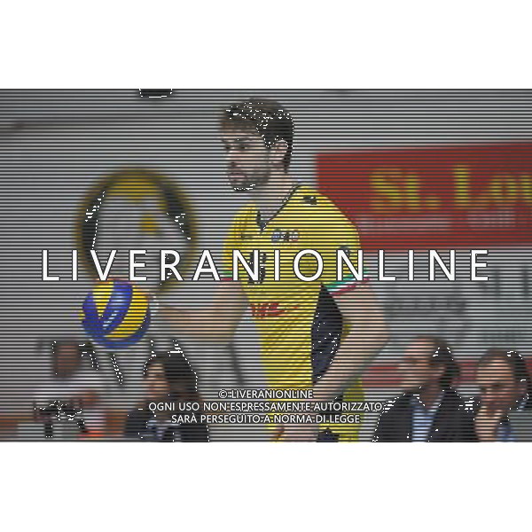 Campionato SuperLega UnipolSai - 4¡ giornata Monza 11-11-2015 Palazzetto dello Sport Gi Group Monza vs DHL Modena nella foto Lucas Saatkamp (Modena) foto Roberto Garavaglia - ag. Aldo Liverani sas