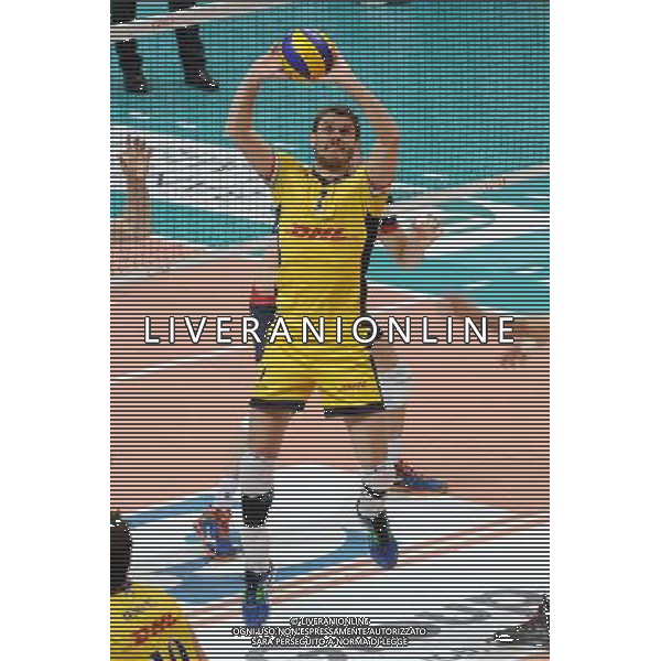 Campionato SuperLega UnipolSai - 4¡ giornata Monza 11-11-2015 Palazzetto dello Sport Gi Group Monza vs DHL Modena nella foto Bruno Mossa De Rezende (Modena) foto Roberto Garavaglia - ag. Aldo Liverani sas