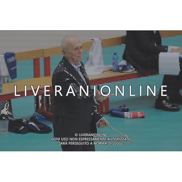 Campionato SuperLega UnipolSai - 4¡ giornata Monza 11-11-2015 Palazzetto dello Sport Gi Group Monza vs DHL Modena nella foto Oreste Vacondio allenatore Monza foto Roberto Garavaglia - ag. Aldo Liverani sas