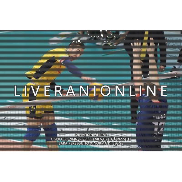 Campionato SuperLega UnipolSai - 4¡ giornata Monza 11-11-2015 Palazzetto dello Sport Gi Group Monza vs DHL Modena nella foto Nemanja Petric (Modena) foto Roberto Garavaglia - ag. Aldo Liverani sas