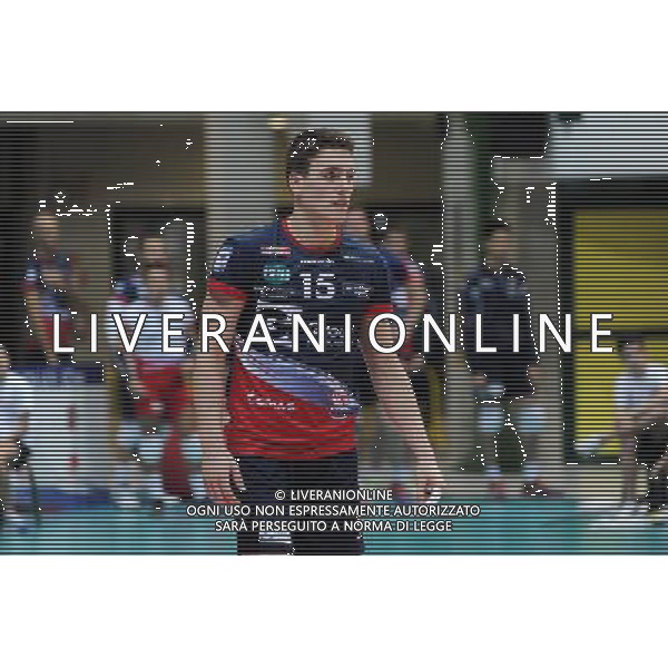 Campionato SuperLega UnipolSai - 4¡ giornata Monza 11-11-2015 Palazzetto dello Sport Gi Group Monza vs DHL Modena nella foto Tomas Rousseaux (Monza) foto Roberto Garavaglia - ag. Aldo Liverani sas