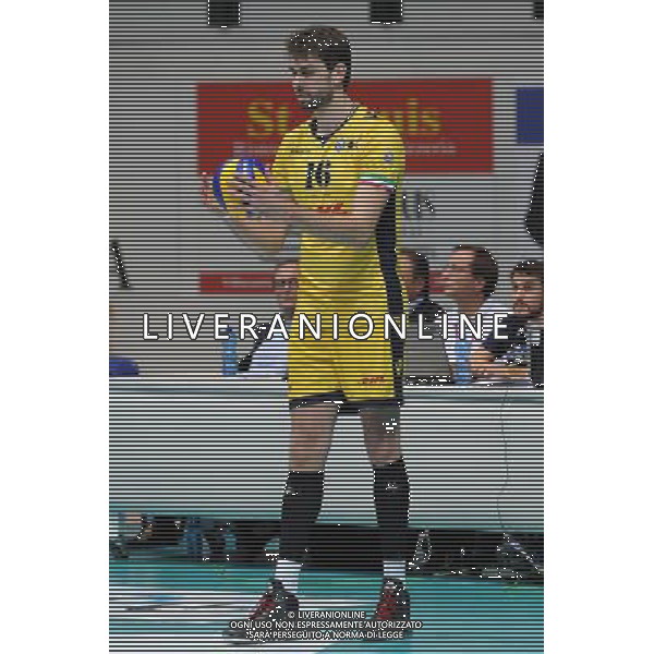 Campionato SuperLega UnipolSai - 4¡ giornata Monza 11-11-2015 Palazzetto dello Sport Gi Group Monza vs DHL Modena nella foto Lucas Saatkamp (Modena) foto Roberto Garavaglia - ag. Aldo Liverani sas
