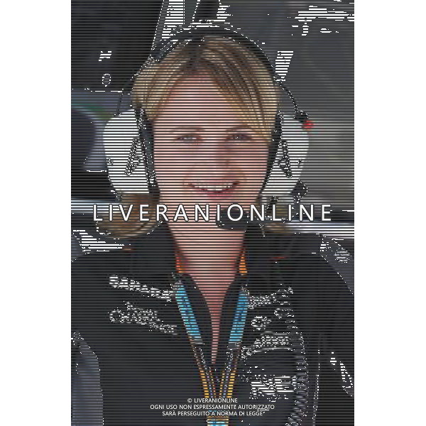 Bernadette Collins (GBR) Sahara Force India F1 Team Performance and Strategy Engineer. 13.11.2015. Formula 1 World Championship, Rd 18, Brazilian Grand Prix, Sao Paulo, Brazil, Practice Day. ag aldo liverani sas only italy