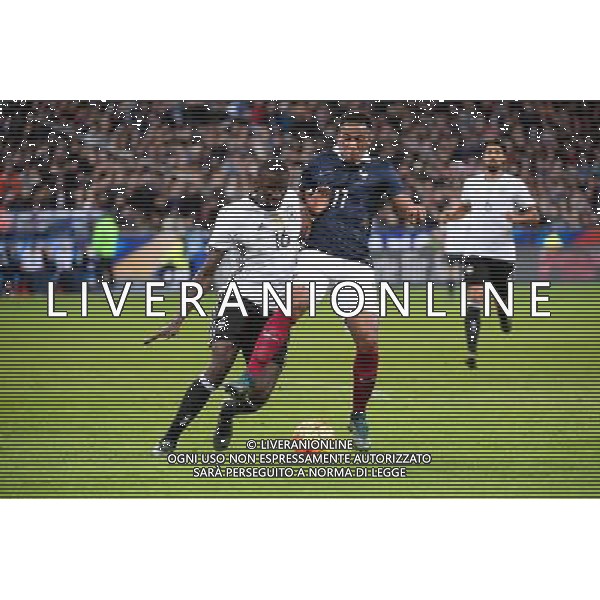 Anthony MARTIAL / Antonio RUDIGER - 13.11.2015 - France / Allemagne - Match amical Photo : Nolwenn Le Gouic / Icon Sport AG ALDO LIVERANI SAS ONLY ITALY