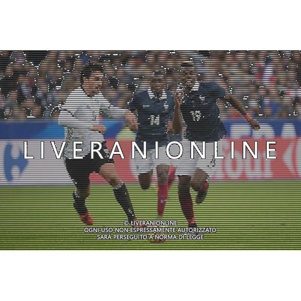 Paul POGBA / Mats HUMMELS - 13.11.2015 - France / Allemagne - Match amical Photo : Nolwenn Le Gouic / Icon Sport