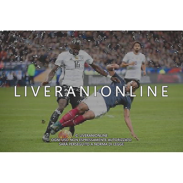 Anthony MARTIAL / Antonio RUDIGER - 13.11.2015 - France / Allemagne - Match amical Photo : Nolwenn Le Gouic / Icon Sport AG ALDO LIVERANI SAS ONLY ITALY
