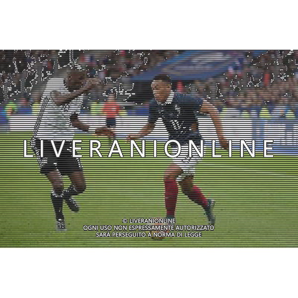 Anthony MARTIAL / Antonio RUDIGER - 13.11.2015 - France / Allemagne - Match amical Photo : Nolwenn Le Gouic / Icon Sport AG ALDO LIVERANI SAS ONLY ITALY