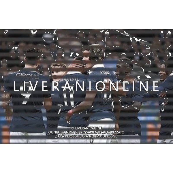 Anthony MARTIAL / raphael VARANE - 13.11.2015 - France / Allemagne - Match amical Photo : Nolwenn Le Gouic / Icon Sport AG ALDO LIVERANI SAS ONLY ITALY