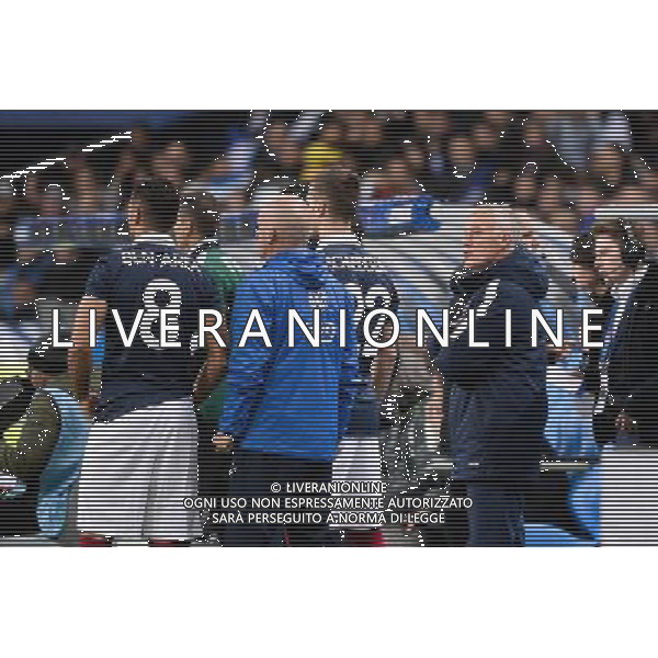 Didier DESCHAMPS / Hatem BEN ARFA / Morgan SCHNEIDERLIN - 13.11.2015 - France / Allemagne - Match amical Photo : Nolwenn Le Gouic / Icon Sport AG ALDO LIVERANI SAS ONLY ITALY