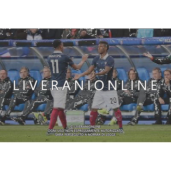 Anthony MARTIAL / Kingsley COMAN - 13.11.2015 - France / Allemagne - Match amical Photo : Nolwenn Le Gouic / Icon Sport AG ALDO LIVERANI SAS ONLY ITALY