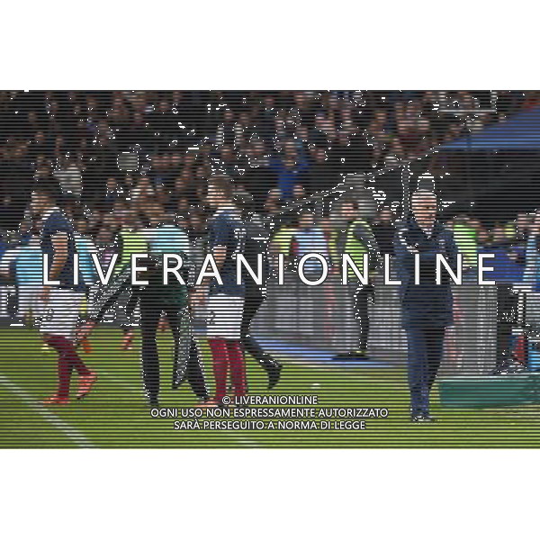 Didier DESCHAMPS / Hatem BEN ARFA / Morgan SCHNEIDERLIN - 13.11.2015 - France / Allemagne - Match amical Photo : Nolwenn Le Gouic / Icon Sport AG ALDO LIVERANI SAS ONLY ITALY
