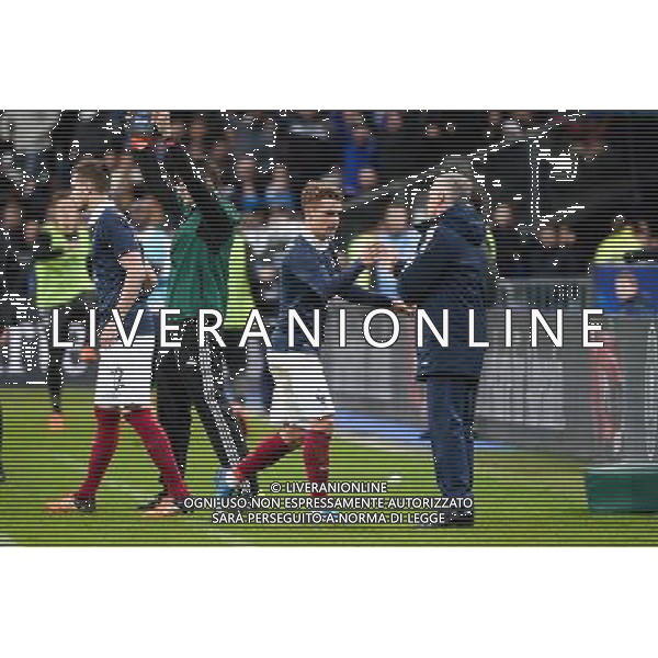 Antoine GRIEZMANN / Didier DESCHAMPS - 13.11.2015 - France / Allemagne - Match amical Photo : Nolwenn Le Gouic / Icon Sport AG ALDO LIVERANI SAS ONLY ITALY