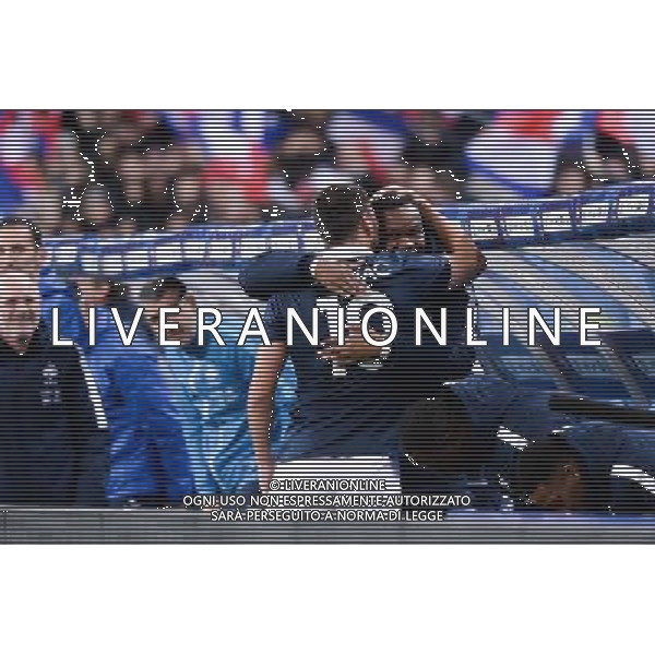 Steve MANDANDA / Andre Pierre GIGNAC - 13.11.2015 - France / Allemagne - Match amical Photo : Nolwenn Le Gouic / Icon Sport AG ALDO LIVERANI SAS ONLY ITALY