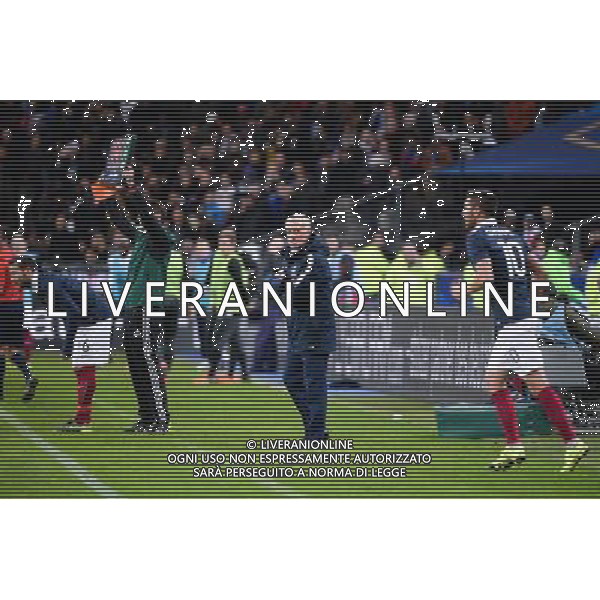 Didier DESCHAMPS / Yohan CABAYE / Andre Pierre GIGNAC - 13.11.2015 - France / Allemagne - Match amical Photo : Nolwenn Le Gouic / Icon Sport AG ALDO LIVERANI SAS ONLY ITALY