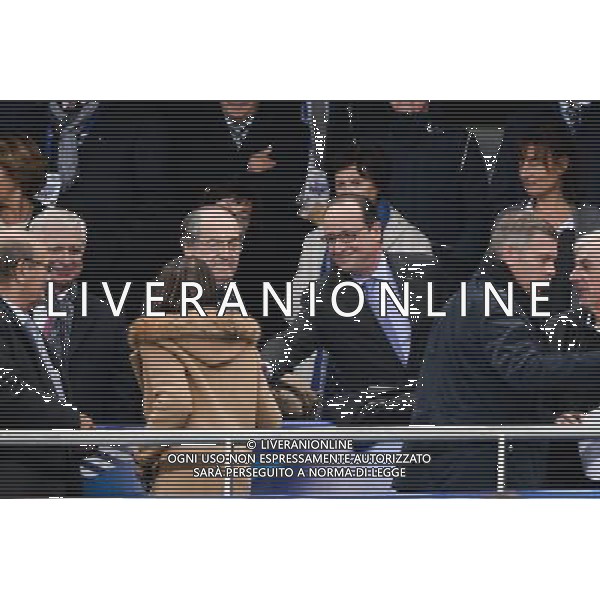 Francois HOLLANDE / Noel LE GRAET / Claude BARTOLONE - 13.11.2015 - France / Allemagne - Match amical Photo : Nolwenn Le Gouic / Icon Sport /AGENZIA ALDO LIVERANI SAS - - ITALY ONLY - EDITORIAL USE ONLY - Francia Vs Germania partita amichevole