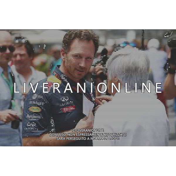(L to R): Christian Horner (GBR) Red Bull Racing Team Principal with Bernie Ecclestone (GBR). 14.11.2015. Formula 1 World Championship, Rd 18, Brazilian Grand Prix, Sao Paulo, Brazil, Qualifying Day. - www.xpbimages.com, EMail: requests@xpbimages.com - copy of publication required for printed pictures. Every used picture is fee-liable. Â© Copyright: Batchelor / XPB Images ONLY ITALY/Agenzia Aldo Liverani s.a.s.
