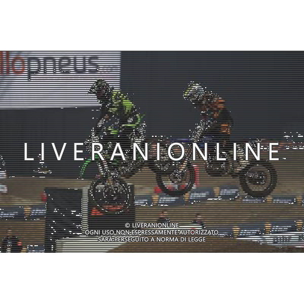 Dylan Ferrandis - Kawasaki Monster Energy / Weston Peick - Yamaha Toyota JGR - 14.11.2015 - Supercross de Paris Lille 2015 Photo : Maxime Le Pihif / Icon Sport /ONLY ITALY/Agenzia Aldo Liverani s.a.s.