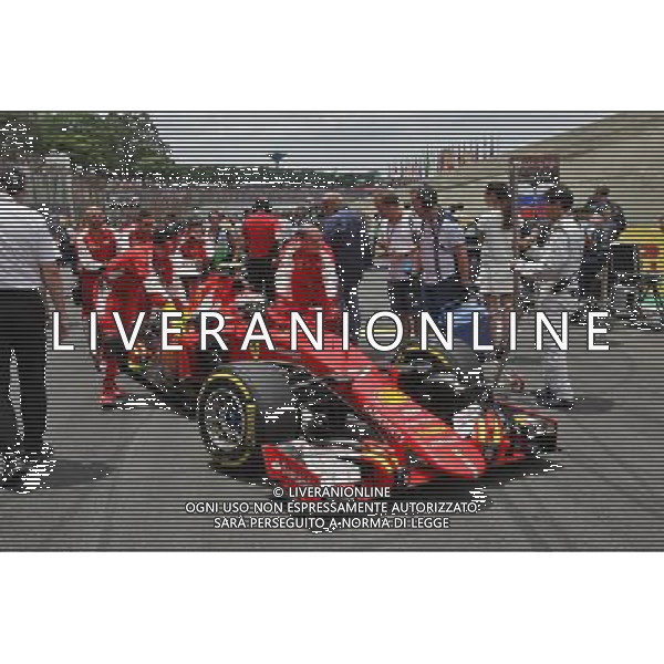 Kimi Raikkonen (FIN) Ferrari SF15-T on the grid. 15.11.2015. Formula 1 World Championship, Rd 18, Brazilian Grand Prix, Sao Paulo, Brazil, Race Day. AG ALDO LIVERANI SAS ONLY ITALY