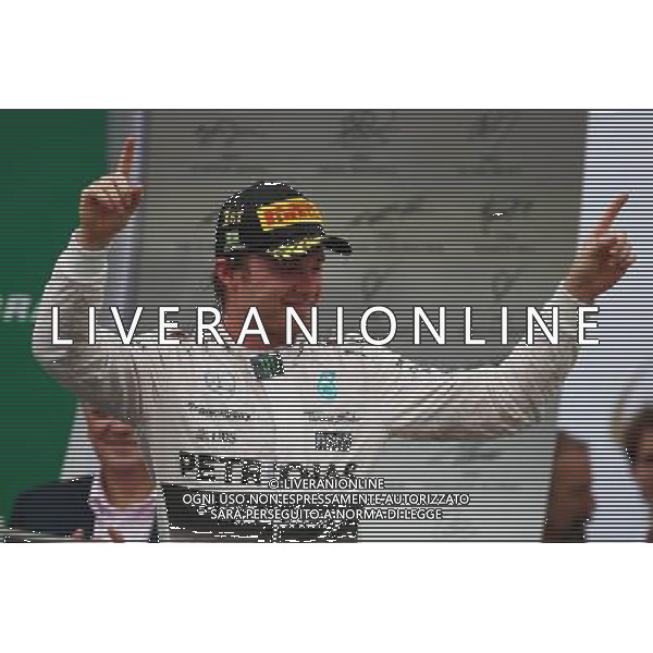 1st place Nico Rosberg (GER) Mercedes AMG F1 W06. 15.11.2015. Formula 1 World Championship, Rd 18, Brazilian Grand Prix, Sao Paulo, Brazil, Race Day. AG ALDO LIVERANI SAS ONLY ITALY