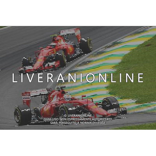 Sebastian Vettel (GER) Ferrari SF15-T. 15.11.2015. Formula 1 World Championship, Rd 18, Brazilian Grand Prix, Sao Paulo, Brazil, Race Day. /AGENZIA ALDO LIVERANI Sas - ITALY ONLY - EDITORIAL USE ONLY - GP BRASILE F1 SAN PAOLO