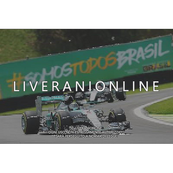 Nico Rosberg (GER) Mercedes AMG F1 W06. 15.11.2015. Formula 1 World Championship, Rd 18, Brazilian Grand Prix, Sao Paulo, Brazil, Race Day. /AGENZIA ALDO LIVERANI Sas - ITALY ONLY - EDITORIAL USE ONLY - GP BRASILE F1 SAN PAOLO