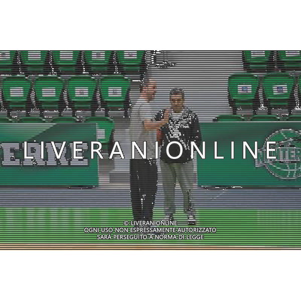 Franck Le Goff / Pascal Donnadieu - 16.11.2015 - Entrainement de Nanterre - Pro A Photo : Anthony Dibon / Icon Sport AG ALDO LIVERANI SAS ONLY ITALY