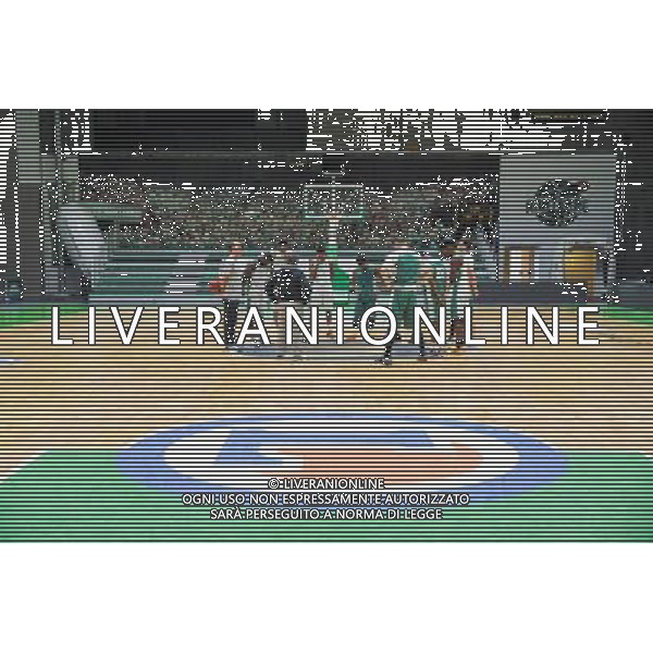 Minute de silence - 16.11.2015 - Entrainement de Nanterre - Pro A Photo : Anthony Dibon / Icon Sport AG ALDO LIVERANI SAS ONLY ITALY