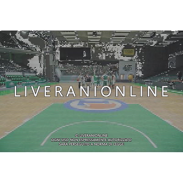 Minute de silence - 16.11.2015 - Entrainement de Nanterre - Pro A Photo : Anthony Dibon / Icon Sport AG ALDO LIVERANI SAS ONLY ITALY