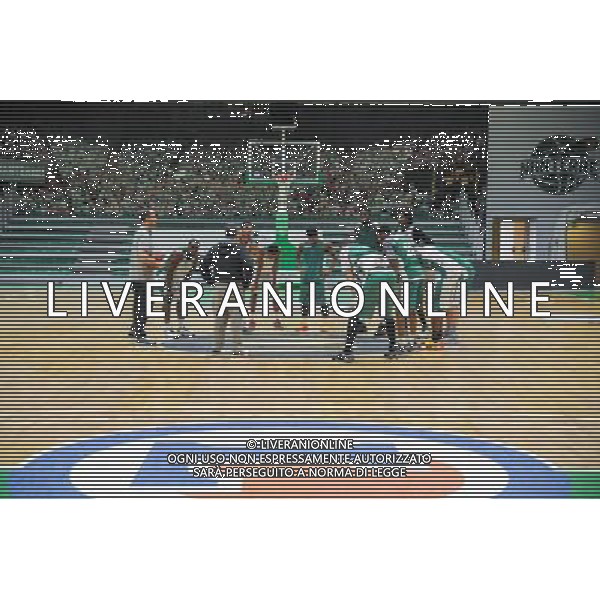 Minute de silence - 16.11.2015 - Entrainement de Nanterre - Pro A Photo : Anthony Dibon / Icon Sport AG ALDO LIVERANI SAS ONLY ITALY