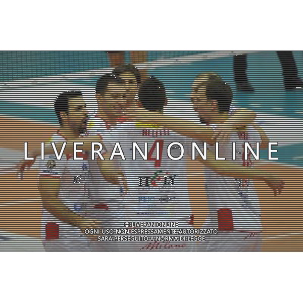 Campionato SuperLega UnipolSai - 5Â° giornata Castellanza (VA) 17-11-2015 PalaBorsani Revivre Milano vs Gi Group Monza nella foto esultanza MIlano foto Roberto Garavaglia - ag. Aldo Liverani sas