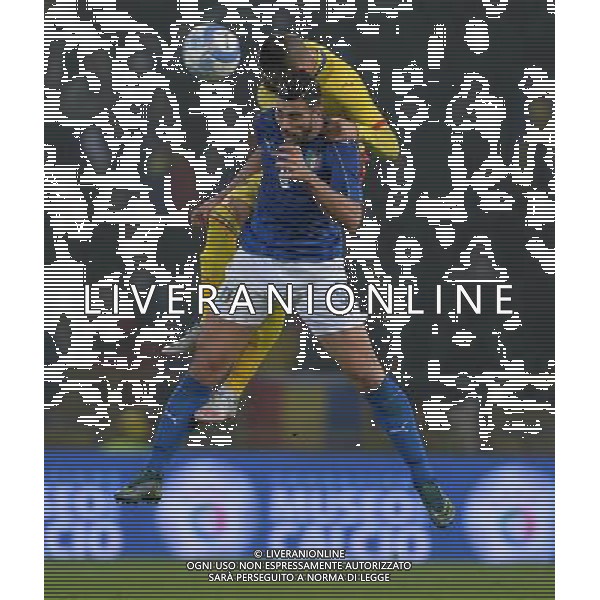 Amichevole Bologna - 17.11.2015 Italia-Romania Nella Foto:pelle\'-grigore /Ph.Vitez-Ag. Aldo Liverani