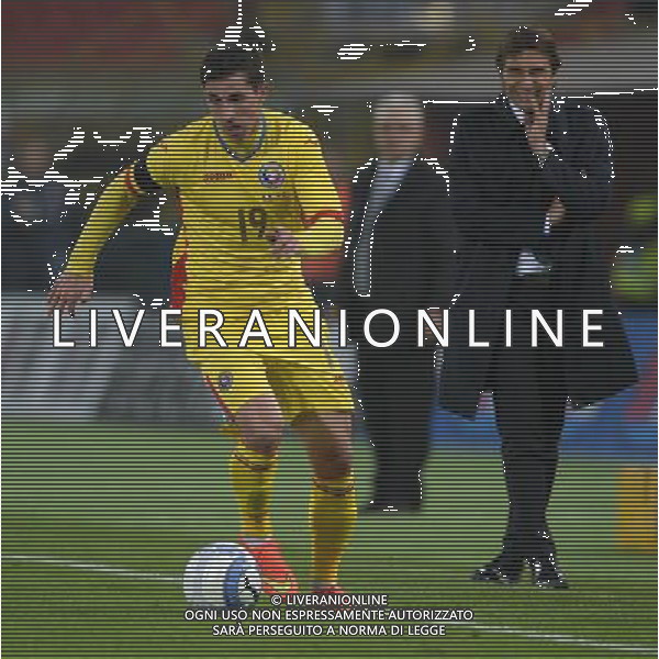 Amichevole Bologna - 17.11.2015 Italia-Romania Nella Foto:stancu e antonio conte /Ph.Vitez-Ag. Aldo Liverani