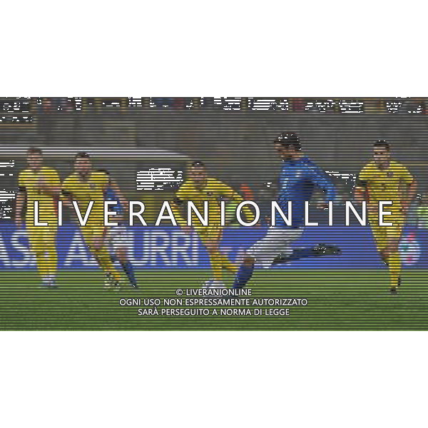 Amichevole Bologna - 17.11.2015 Italia-Romania Nella Foto: il gol di claudio marchisio /Ph.Vitez-Ag. Aldo Liverani