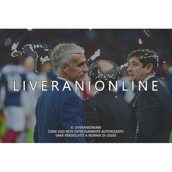 Didier DESCHAMPS / Patrick KANNER / Noel LE GRAET - 17.11.2015 - Angleterre / France - Match Amical -Wembley Photo : Dave Winter / Icon Sport AG ALDO LIVERANI SAS ONLY ITALY