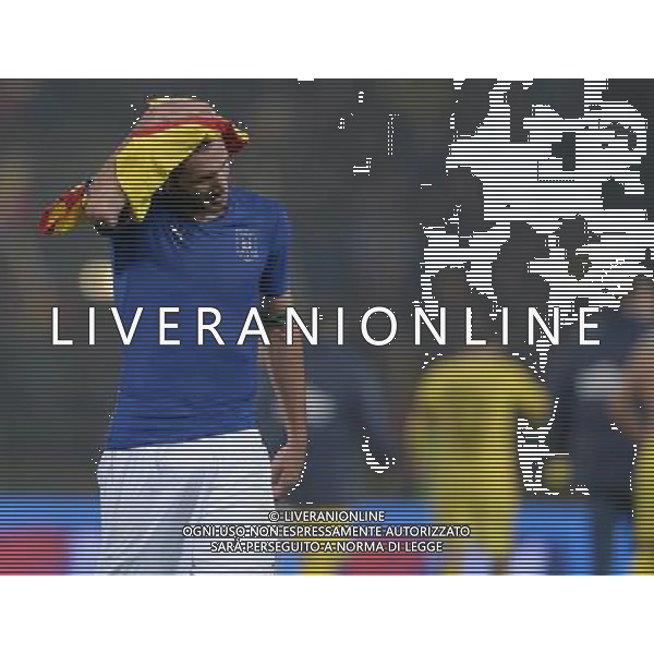 Amichevole Bologna - 17.11.2015 Italia-Romania Nella Foto: delusione di giorgio chiellini /Ph.Vitez-Ag. Aldo Liverani