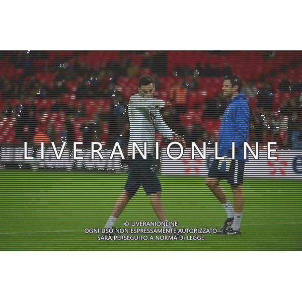 Hugo LLORIS / Franck RAVIOT - 17.11.2015 - Angleterre / France Photo: Dave Winter / Icon Sport / AGENZIA ALDO LIVERANI SAS - ITALY ONLY EDITORIAL USE ONLY - Inghilterra Vs Francia partita amichevole