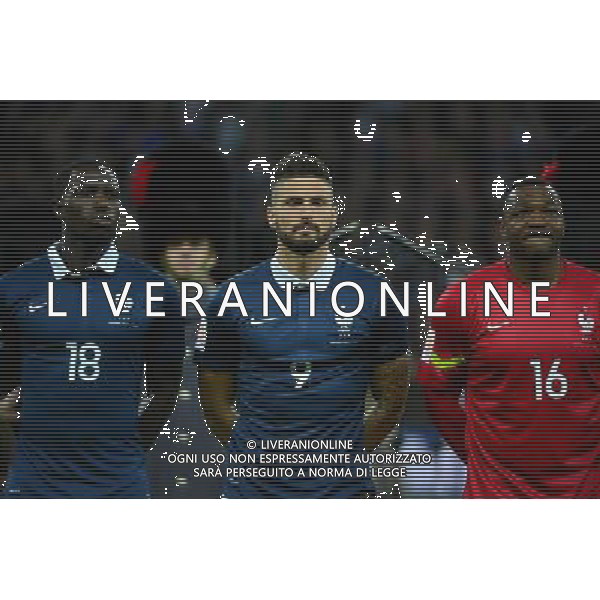 Moussa SISSOKO / Olivier GIROUD / Steve MANDANDA - 17.11.2015 - Angleterre / France Photo: Dave Winter / Icon Sport / AGENZIA ALDO LIVERANI SAS - ITALY ONLY EDITORIAL USE ONLY - Inghilterra Vs Francia partita amichevole