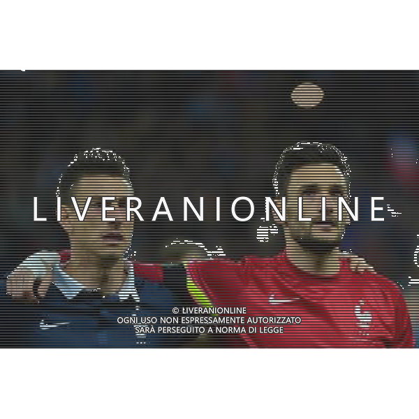 Laurent KOSCIELNY / Hugo LLORIS - 17.11.2015 - Angleterre / France Photo: Dave Winter / Icon Sport / AGENZIA ALDO LIVERANI SAS - ITALY ONLY EDITORIAL USE ONLY - Inghilterra Vs Francia partita amichevole