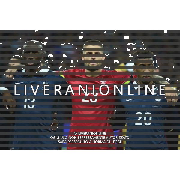 Eliaquim MANGALA / Benoit COSTIL / Kingsley COMAN - 17.11.2015 - Angleterre / France Photo: Dave Winter / Icon Sport / AGENZIA ALDO LIVERANI SAS - ITALY ONLY EDITORIAL USE ONLY - Inghilterra Vs Francia partita amichevole