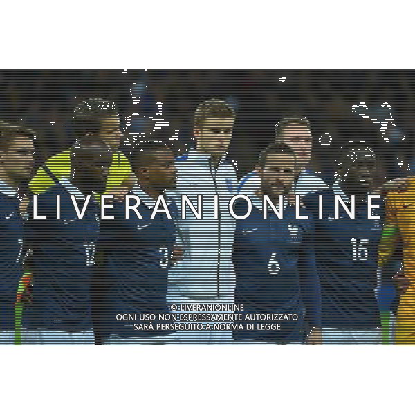 Hommage aux victimes des attentats de Paris - 17.11.2015 - Angleterre / France Photo: Dave Winter / Icon Sport / AGENZIA ALDO LIVERANI SAS - ITALY ONLY EDITORIAL USE ONLY - Inghilterra Vs Francia partita amichevole