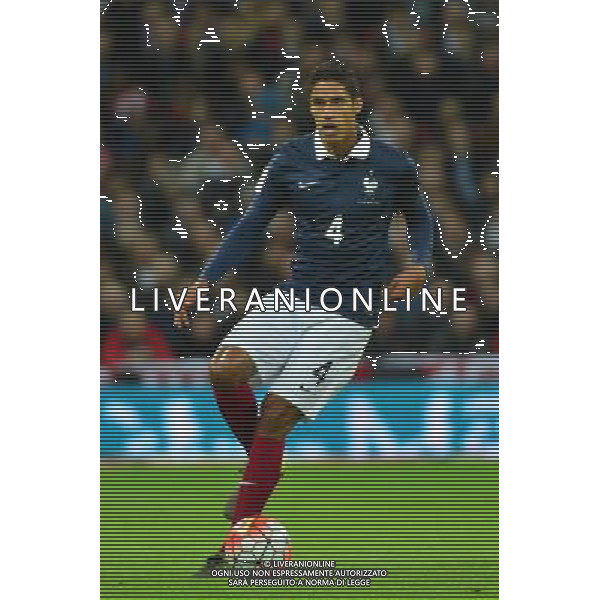 Raphael VARANE - 17.11.2015 - Angleterre / France Photo: Dave Winter / Icon Sport / AGENZIA ALDO LIVERANI SAS - ITALY ONLY EDITORIAL USE ONLY - Inghilterra Vs Francia partita amichevole