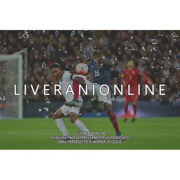 Bacary SAGNA / Raheem STIRLING - 17.11.2015 - Angleterre / France Photo: Dave Winter / Icon Sport / AGENZIA ALDO LIVERANI SAS - ITALY ONLY EDITORIAL USE ONLY - Inghilterra Vs Francia partita amichevole