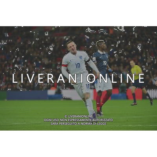 Joie Wayne ROONEY - 17.11.2015 - Angleterre / France Photo: Dave Winter / Icon Sport / AGENZIA ALDO LIVERANI SAS - ITALY ONLY EDITORIAL USE ONLY - Inghilterra Vs Francia partita amichevole