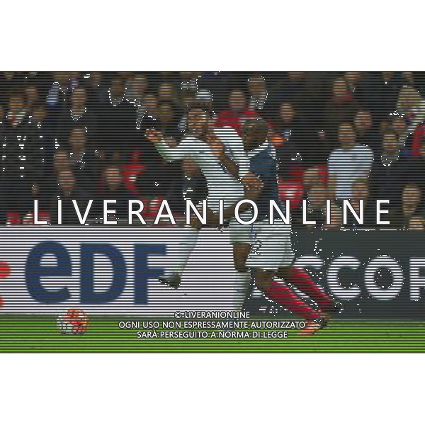 Raheem STIRLING / Lassana DIARRA - 17.11.2015 - Angleterre / France Photo: Dave Winter / Icon Sport / AGENZIA ALDO LIVERANI SAS - ITALY ONLY EDITORIAL USE ONLY - Inghilterra Vs Francia partita amichevole