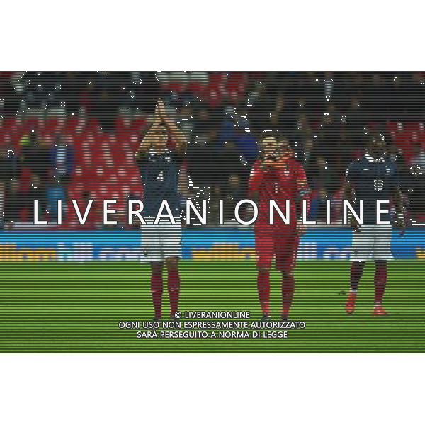 Raphael VARANE / Hugo LLORIS - 17.11.2015 - Angleterre / France Photo: Dave Winter / Icon Sport / AGENZIA ALDO LIVERANI SAS - ITALY ONLY EDITORIAL USE ONLY - Inghilterra Vs Francia partita amichevole