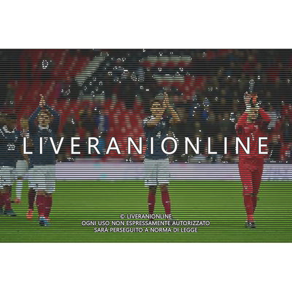 Antoine GRIEZMANN / Raphael VARANE / Hugo LLORIS - 17.11.2015 - Angleterre / France Photo: Dave Winter / Icon Sport / AGENZIA ALDO LIVERANI SAS - ITALY ONLY EDITORIAL USE ONLY - Inghilterra Vs Francia partita amichevole